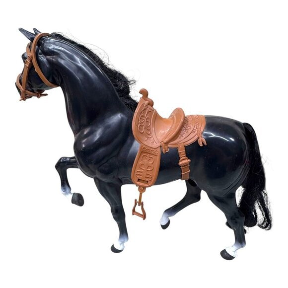 Vintage Midnight Barbie Horse Collectible Stallion Original Box Accessories READ - Picture 8 of 12